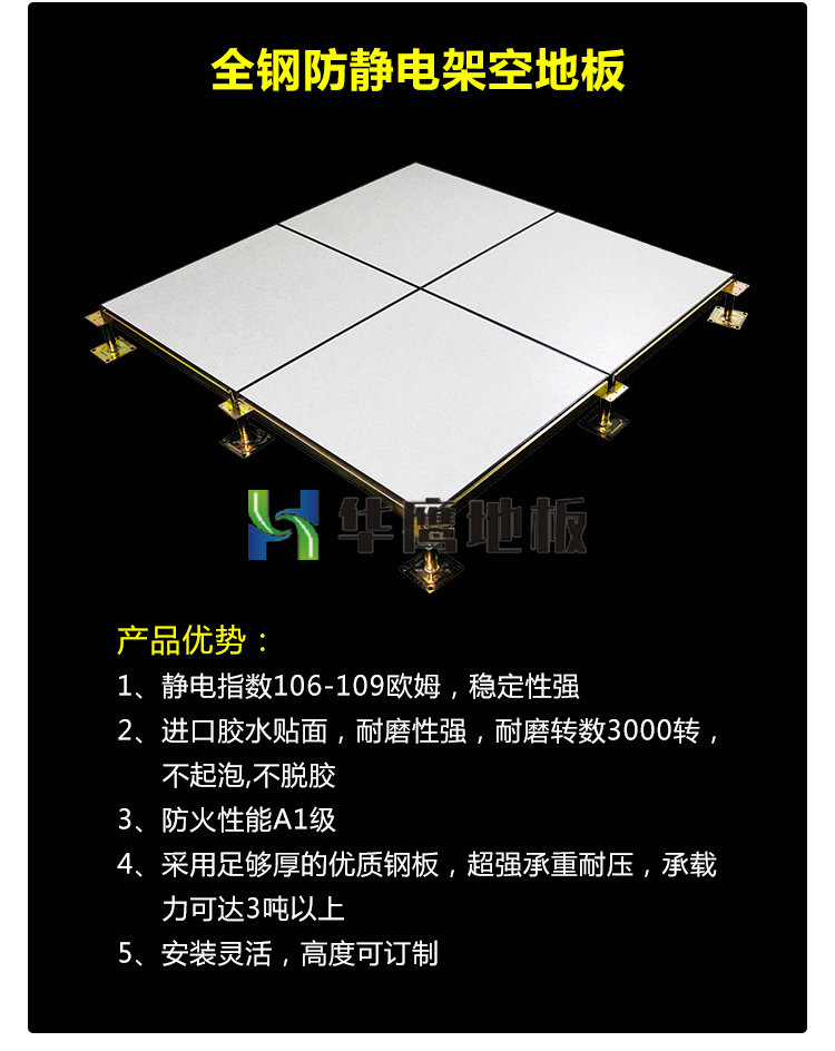 防靜電地板荷載是多少